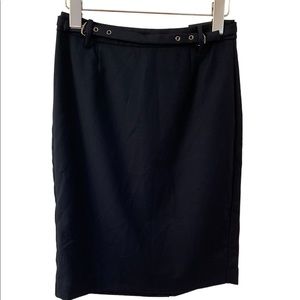 NWT Banana Republic Size 2 Dark Blue Mini Skirt Belted